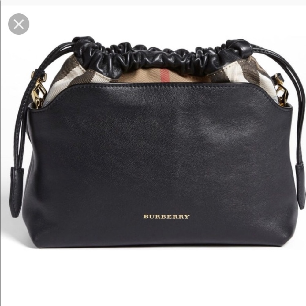 Burberry “crush” crossbody / clutch bag